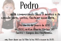 CONVITE ANIVERSÁRIO
